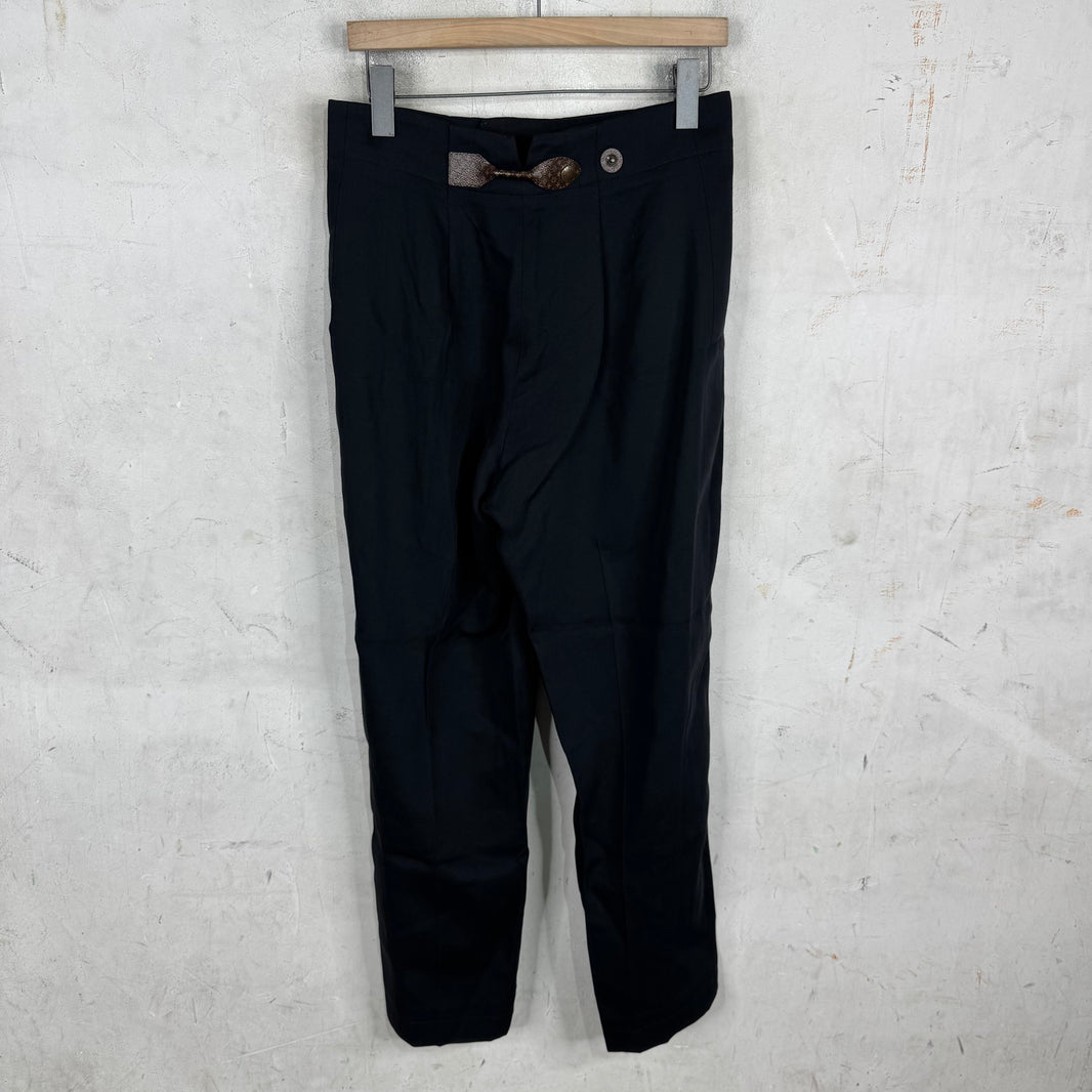 Louis Vuitton Back Monogram Buckle Women's Trouser