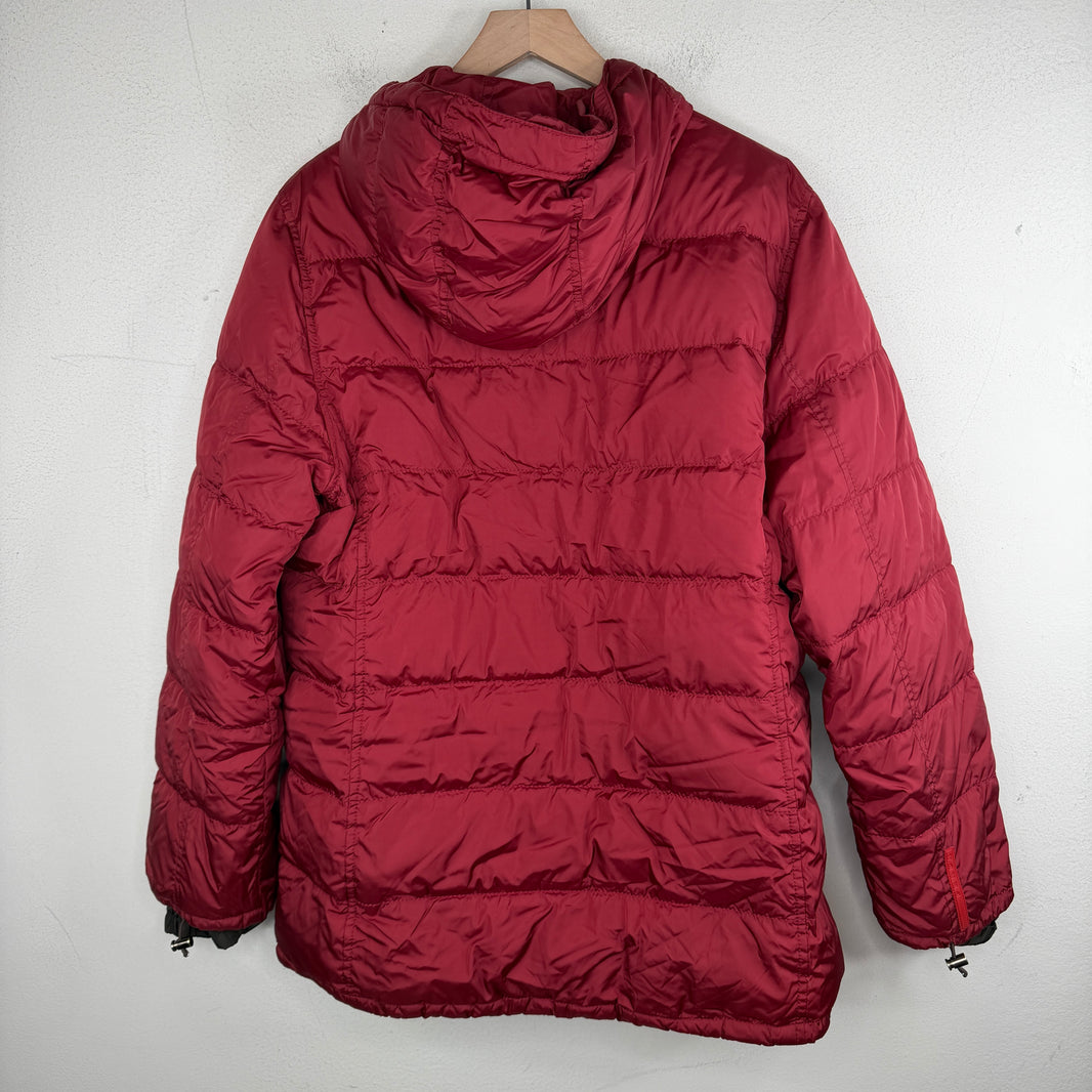 Prada Red Puffer Jacket