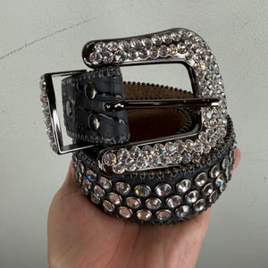BB Simon Black Croc Belt