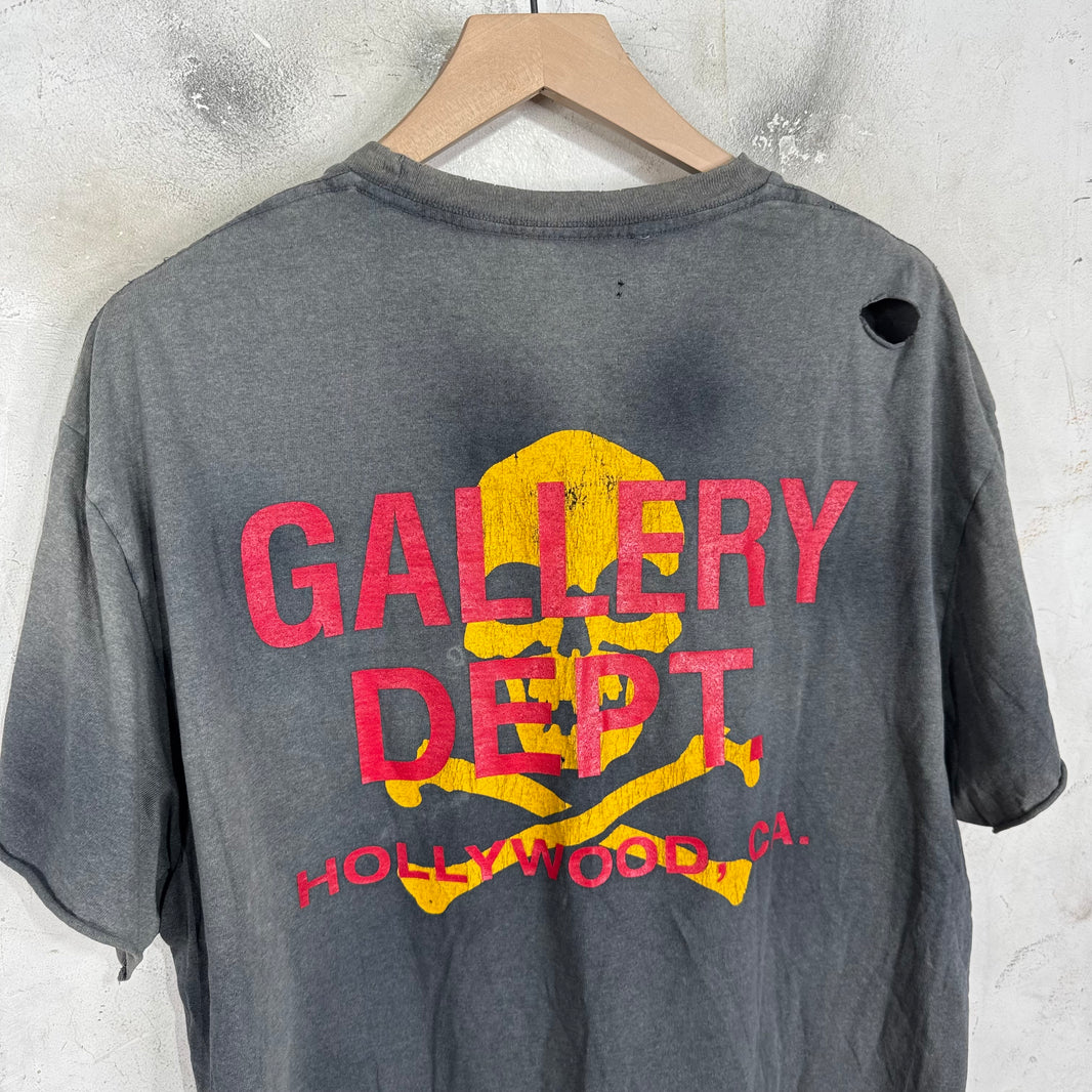 Gallery Dept Skull Logo Pocket T-Shirt