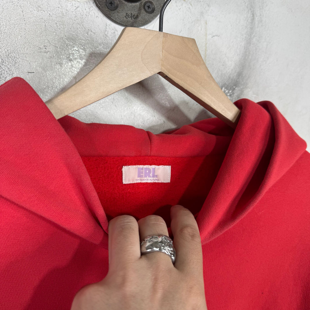 ERL Red/Green Wave Hoodie