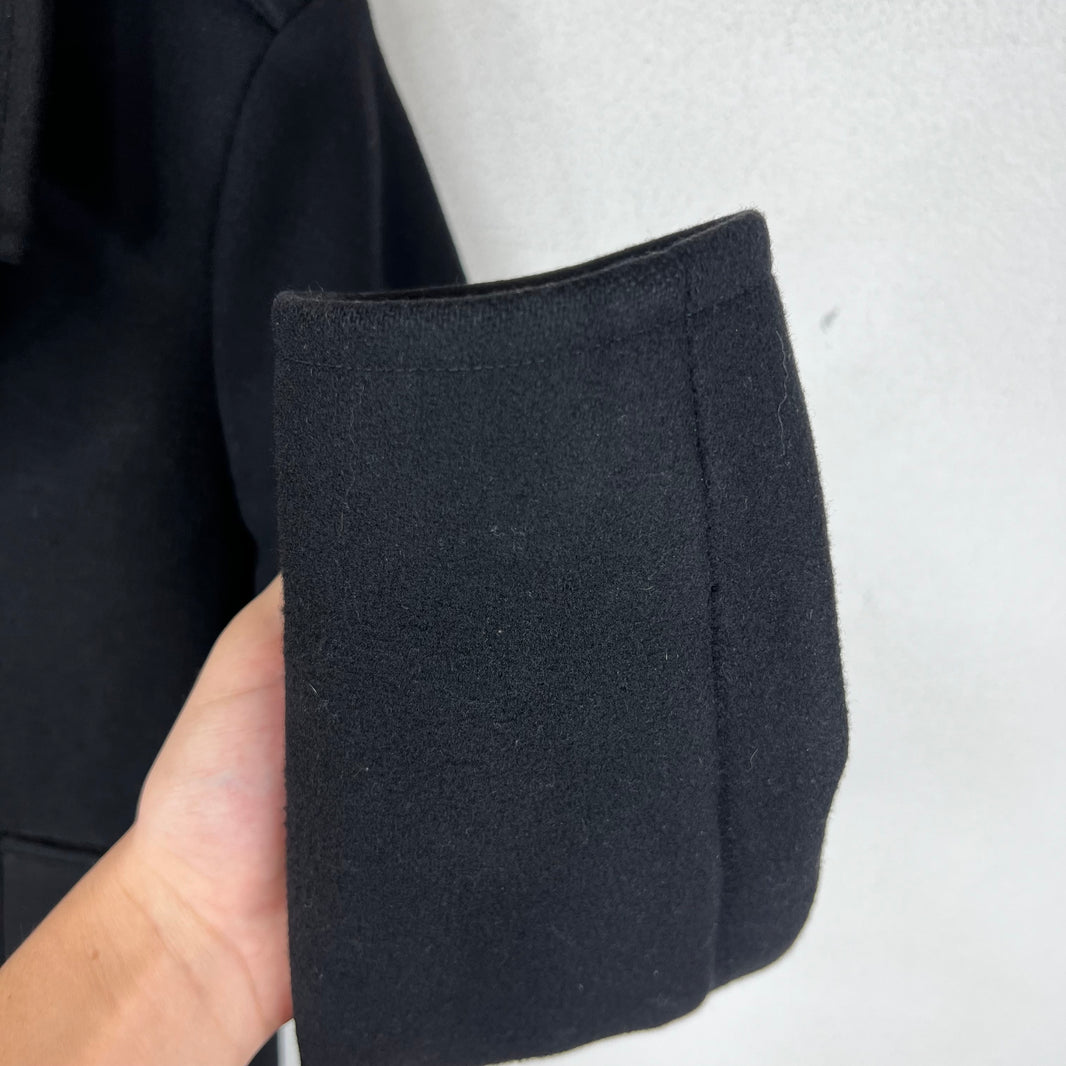 Saint Laurent Button Up Wool Coat