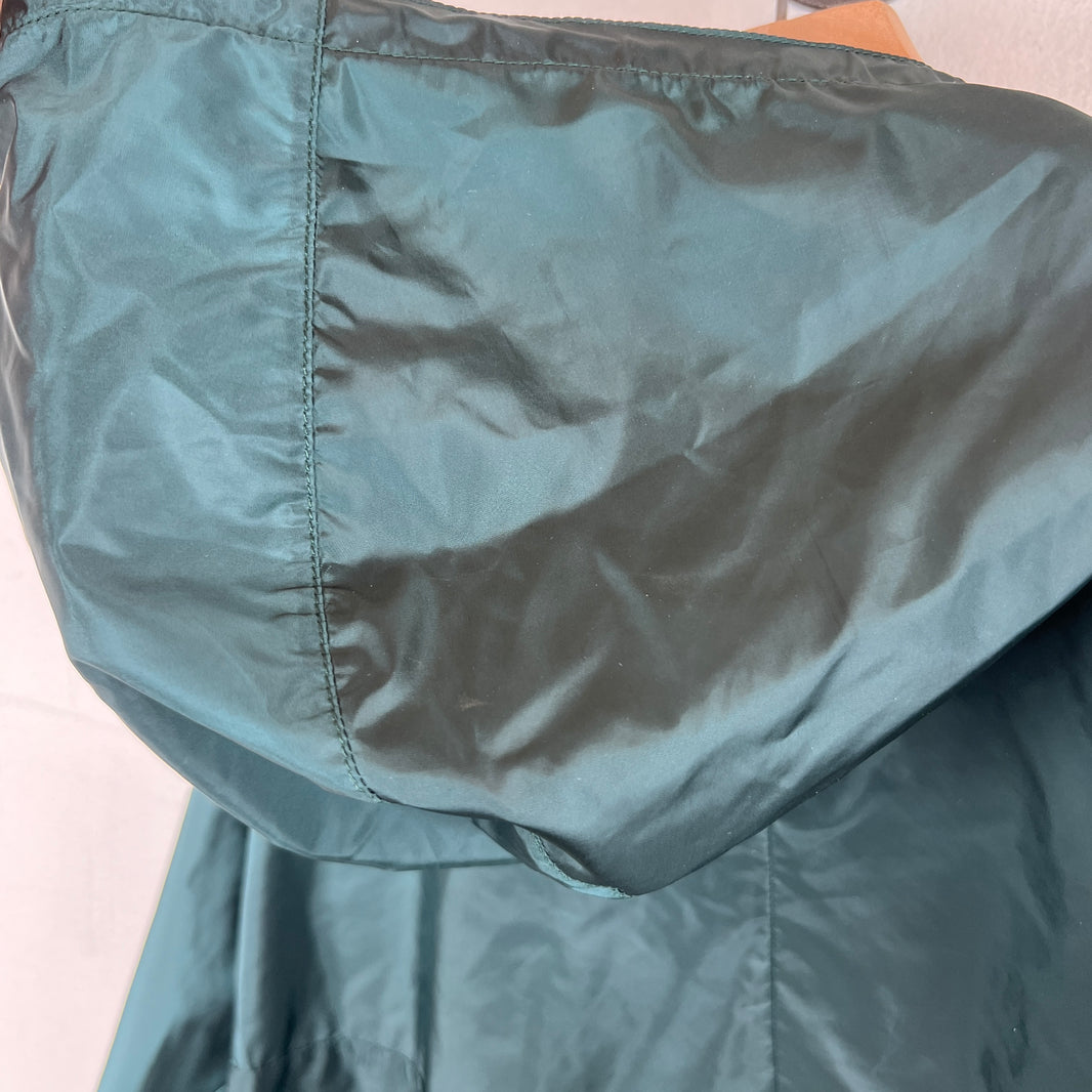 Prada Green Hooded Windbreaker