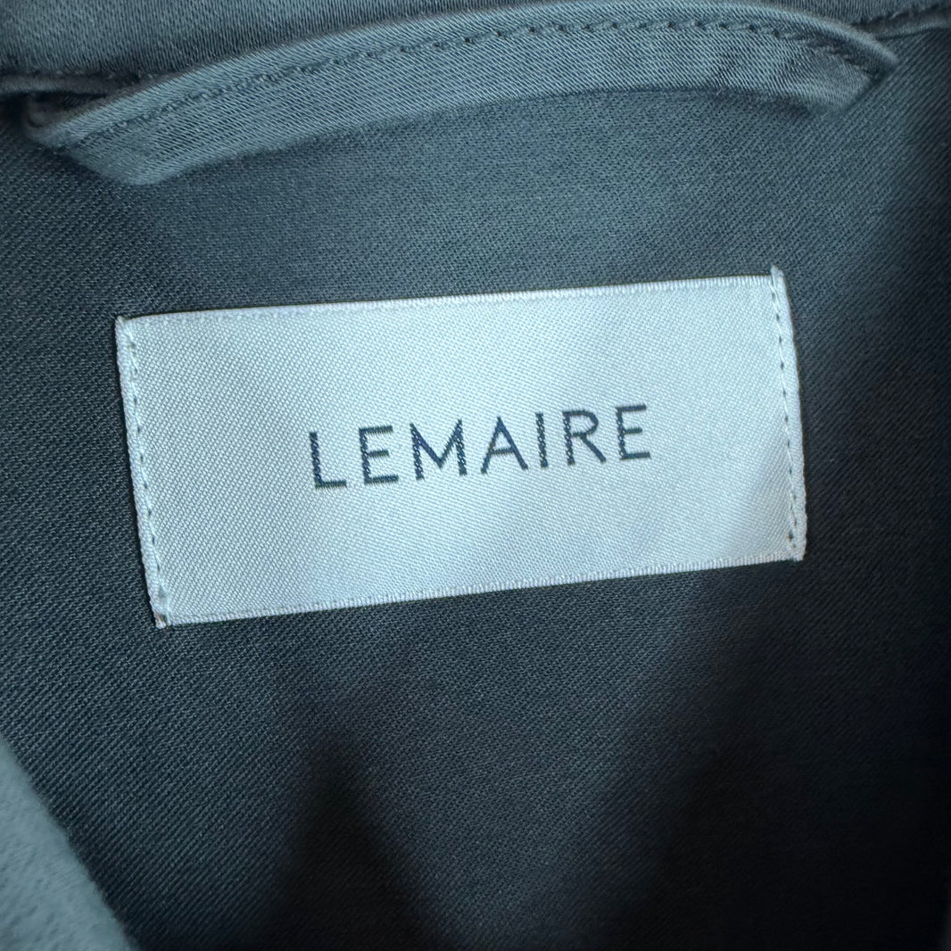 Lemaire Dark Green Button Up Chore Jacket