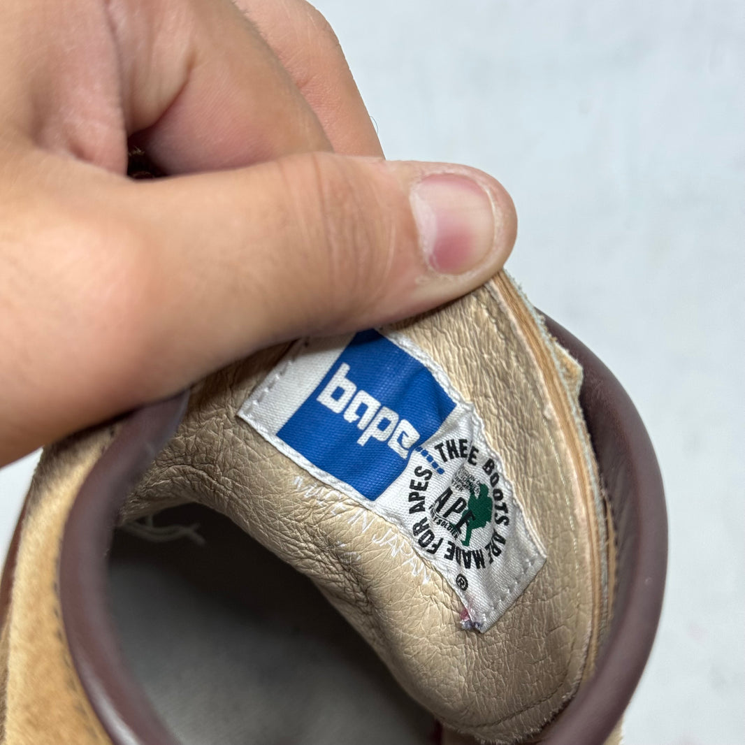 Bape Monogram Suede Chukka Boots