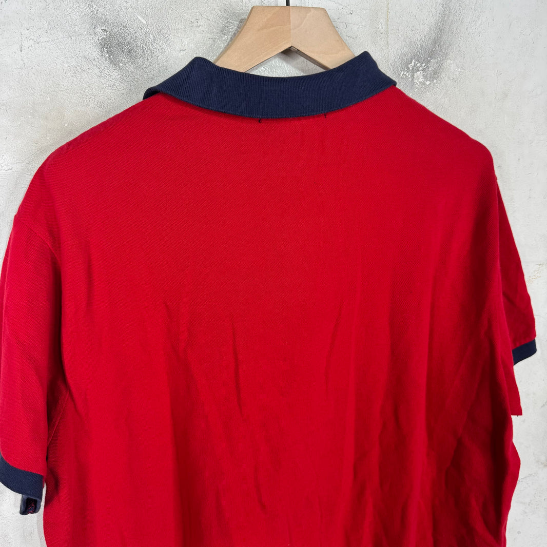 Ralph Lauren Red/Navy Big Pony #3 Polo