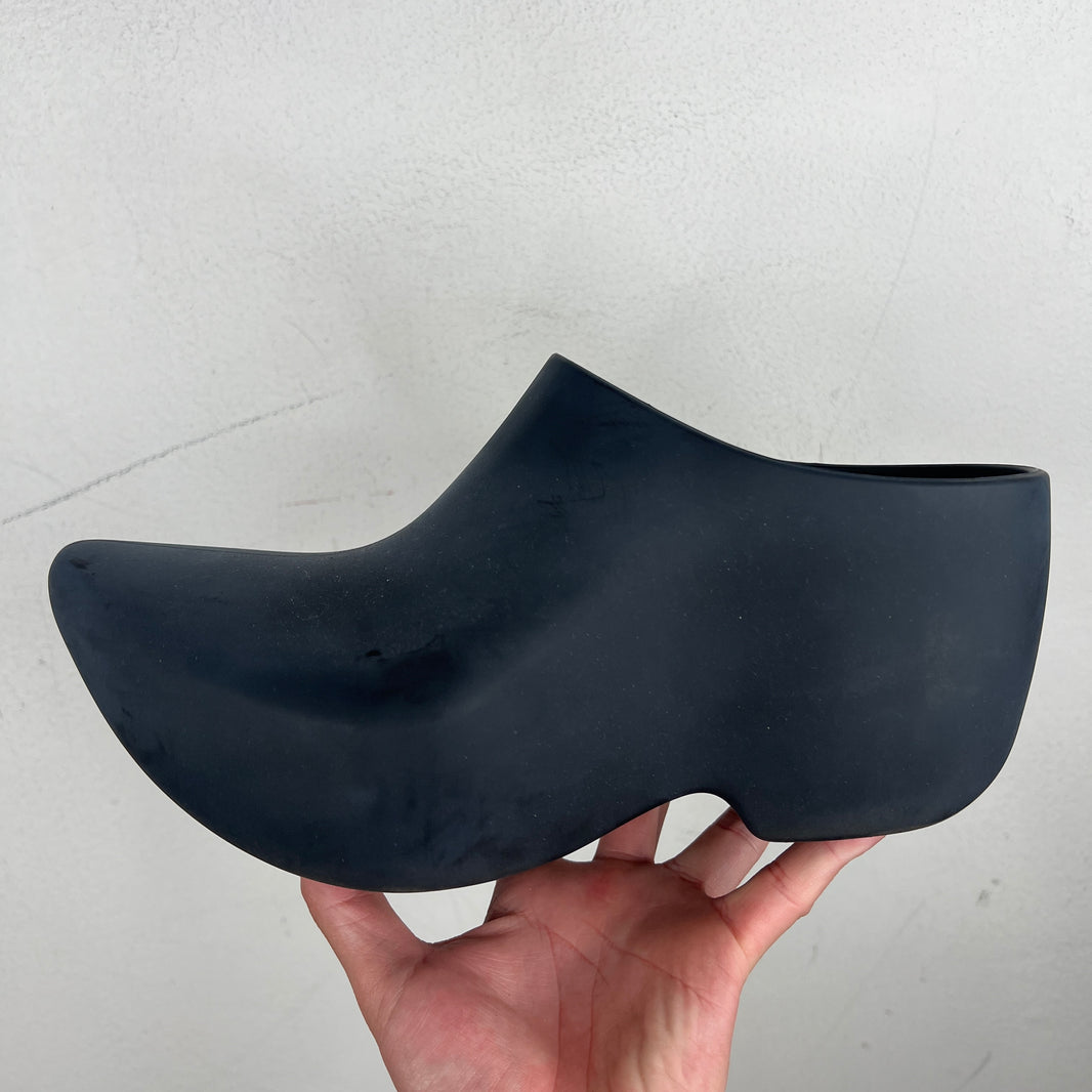 Balenciaga Black Rubber Technoclog Mules