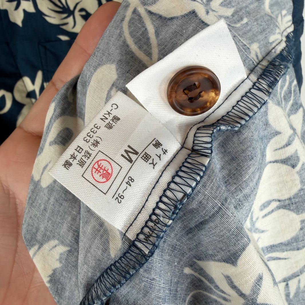 JPG Hawaiian Navy Button Up Shirt