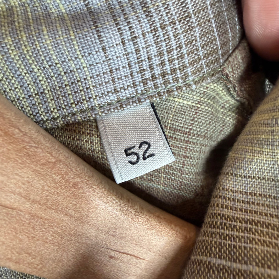 Our Legacy Green/Brown Plaid Button Up Box Shirt