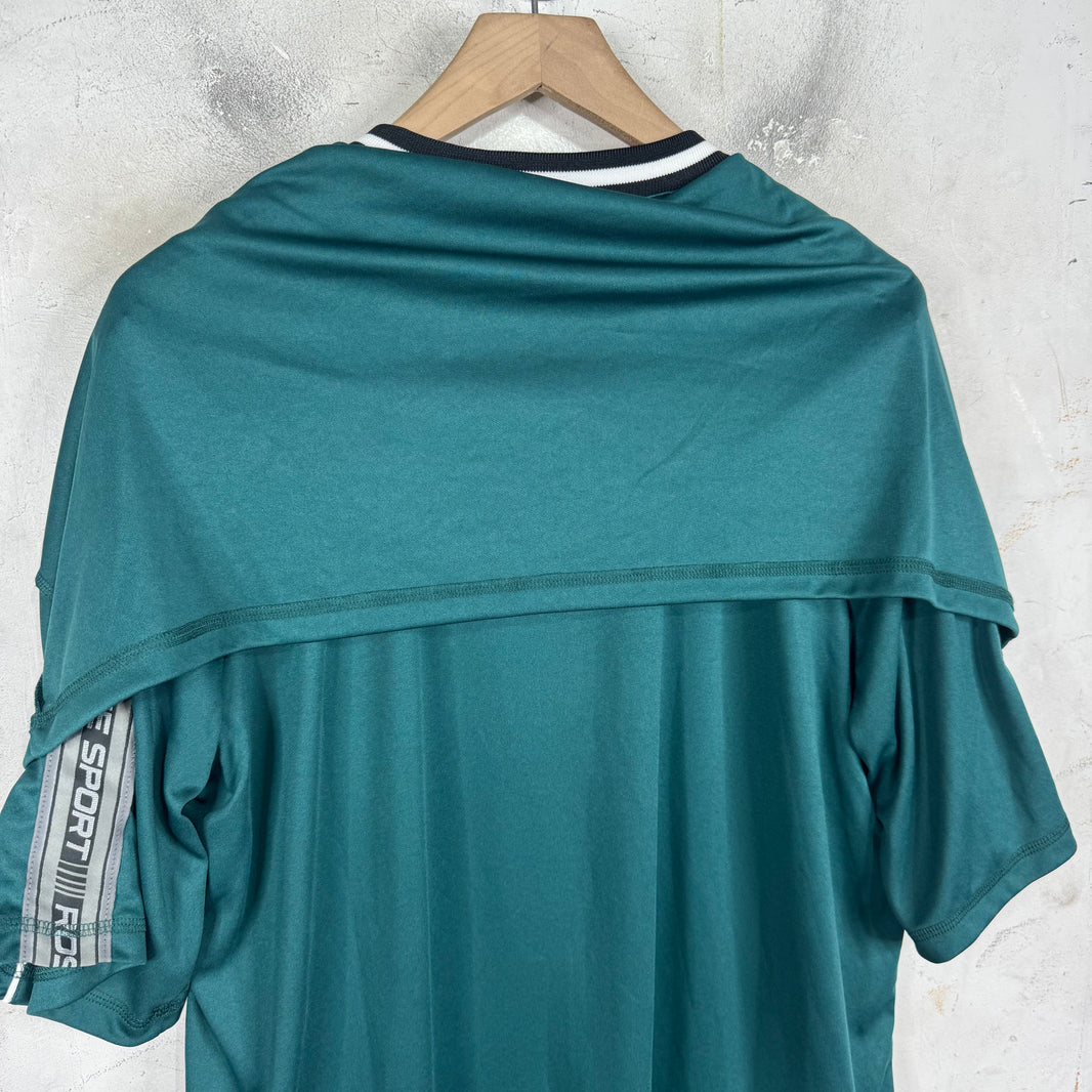Martine Rose Green Layered Soccer Jersey