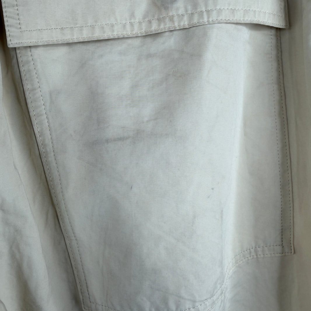 Jil Sander White Cargo Pants