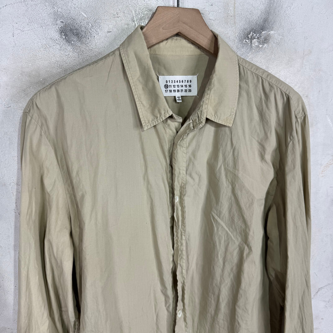 Margiela Beige LS Button Up