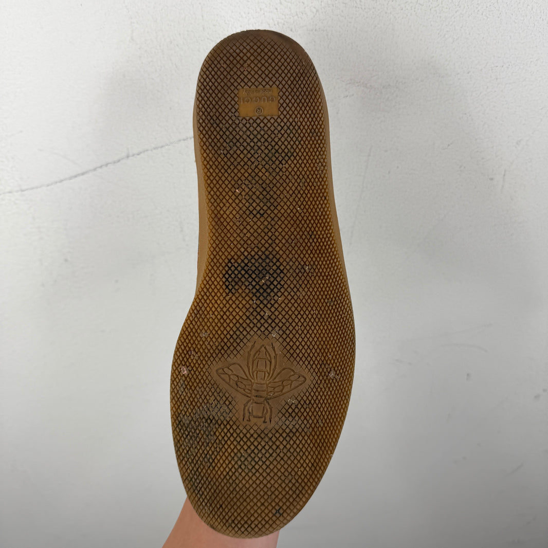 Gucci Pink G74 Web Low Sneakers