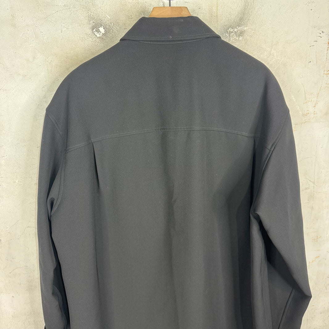 Balenciaga Black Heavy Formal Overshirt
