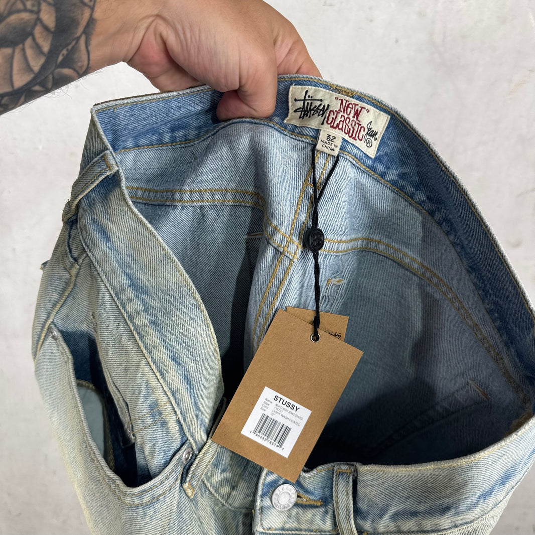 Stussy Waxed New Classic Lightwash Jeans