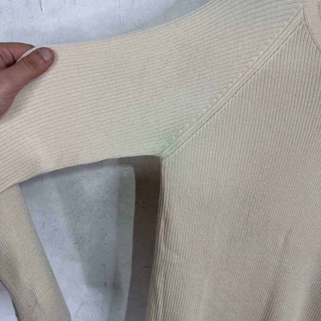 The Row Cream Cashmere Sweater