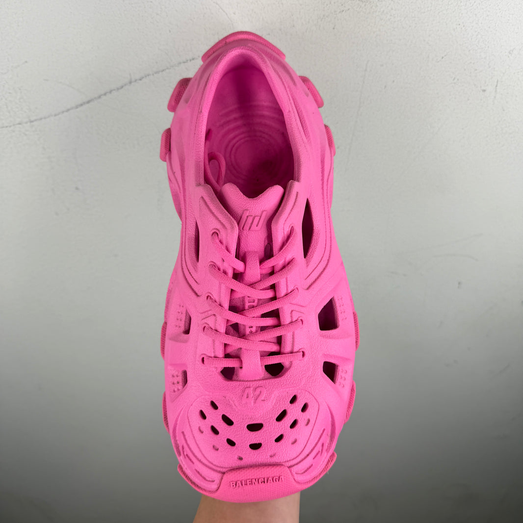 Balenciaga Pink Lace Up HD Sneakers