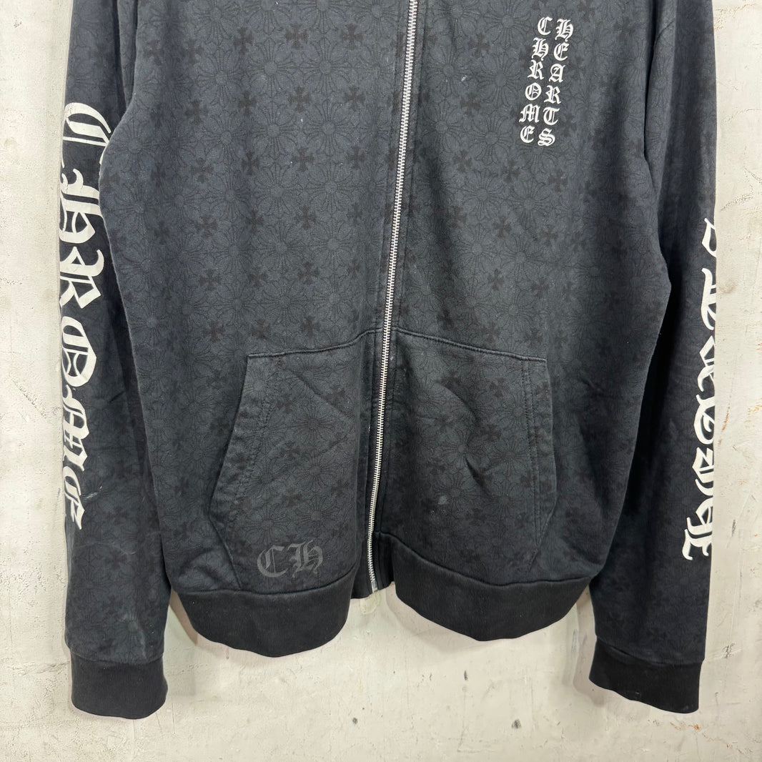 Chrome Hearts Monogram Plus Zip Hoodie