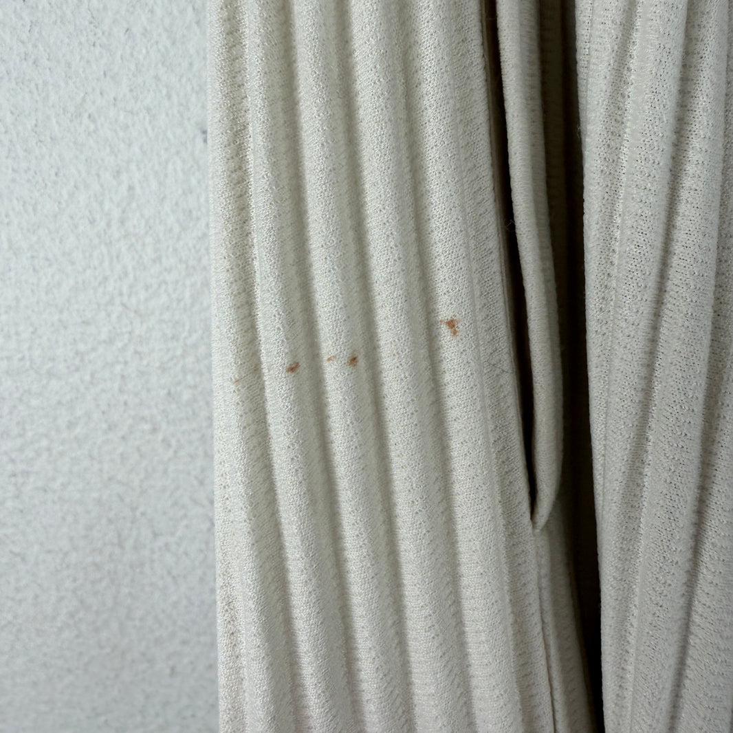 Issey Miyake White Pleated Trouser Pants