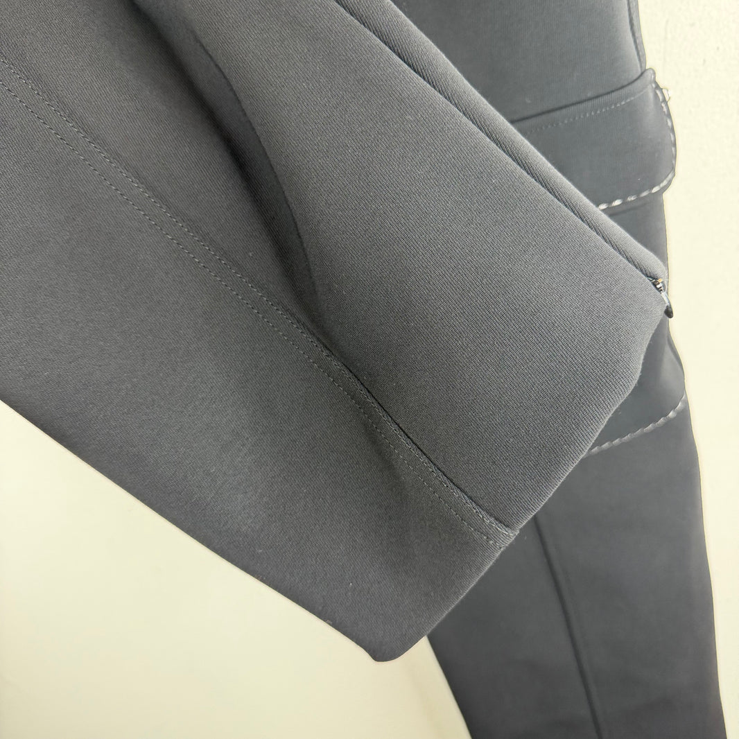 Bottega Veneta Salon 2 Wool Contrast Stitch Cargo Pants