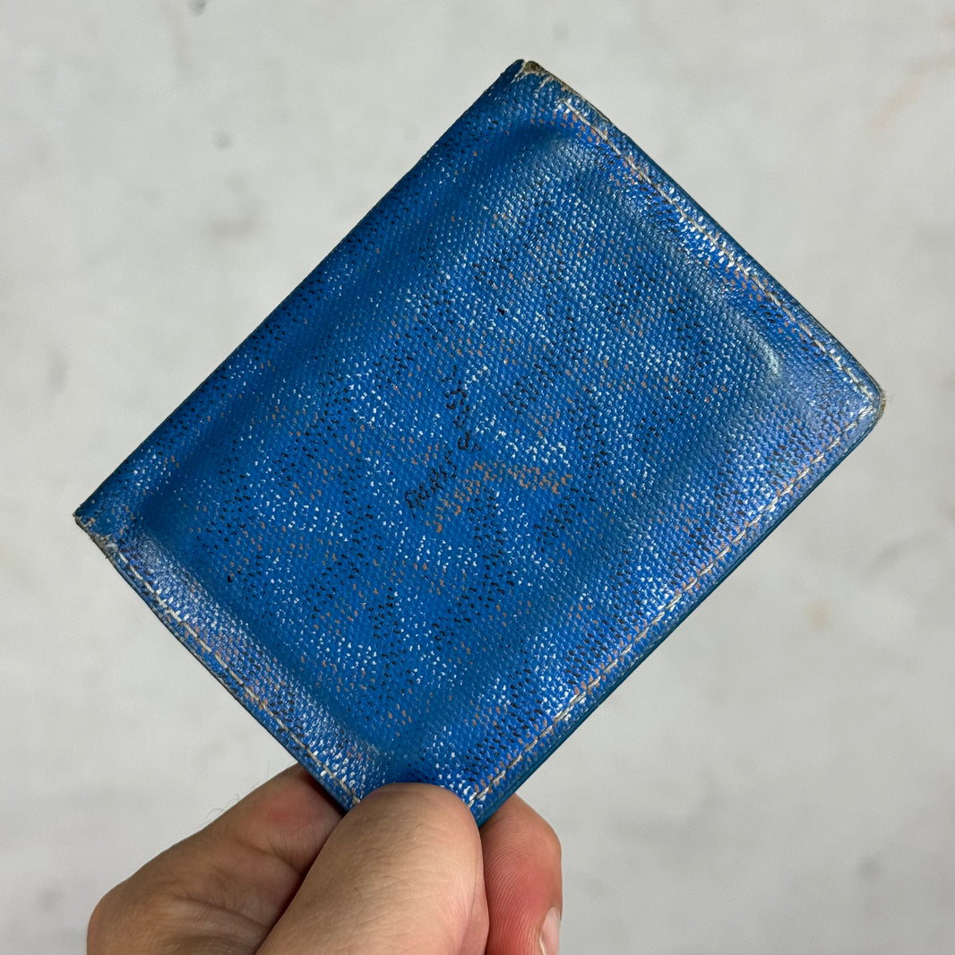Goyard Blue Smoked St. Mark Wallet