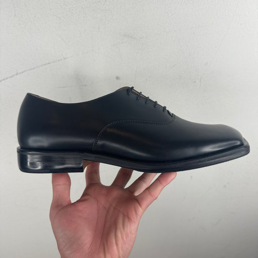 Hender Scheme Black Square Toe Derbies