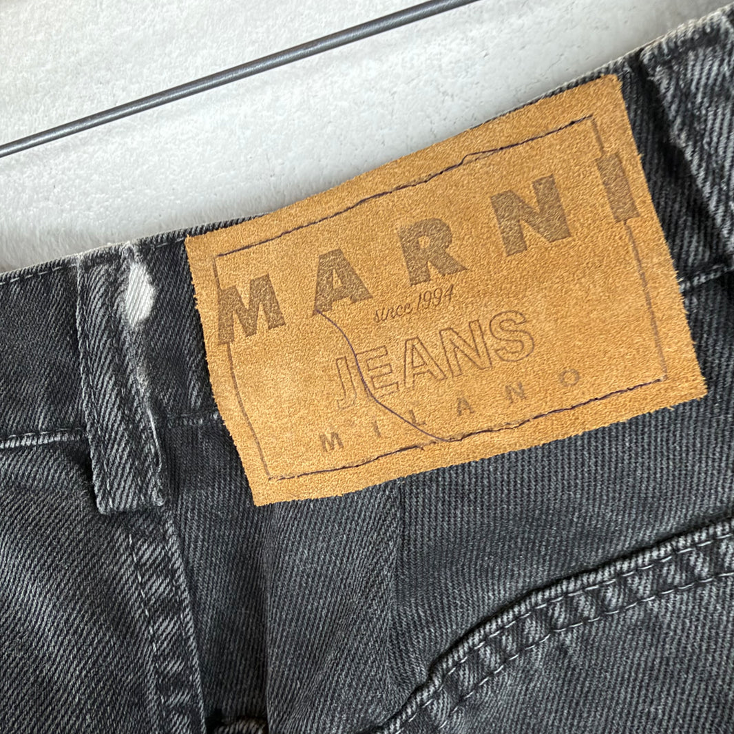 Marni Baggy Distressed Bottoms Jeans