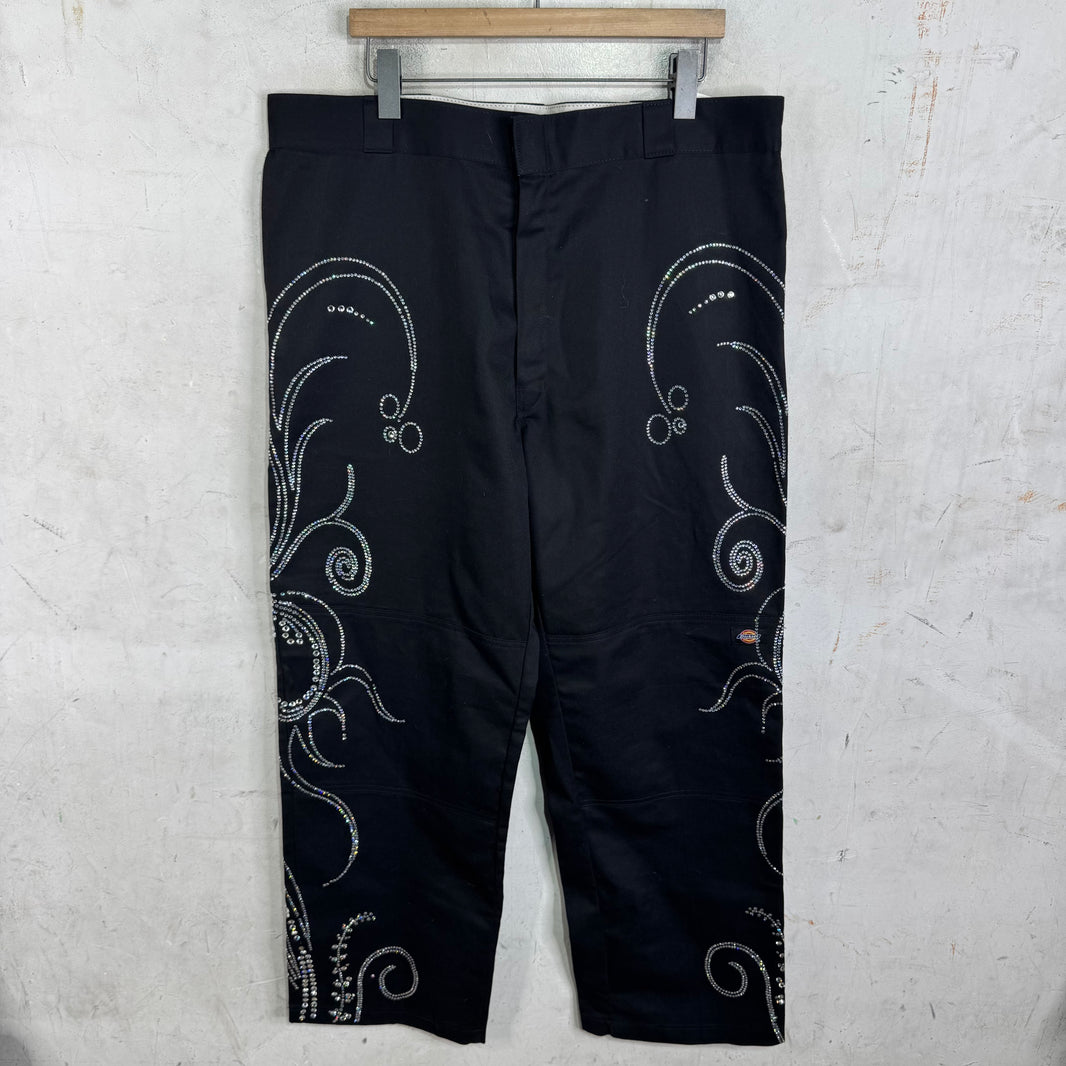 Endless Denim Sample Dickies Rhinestone Work Pants