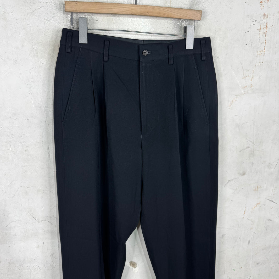 Yohji Yamamoto Loose Fit Trousers