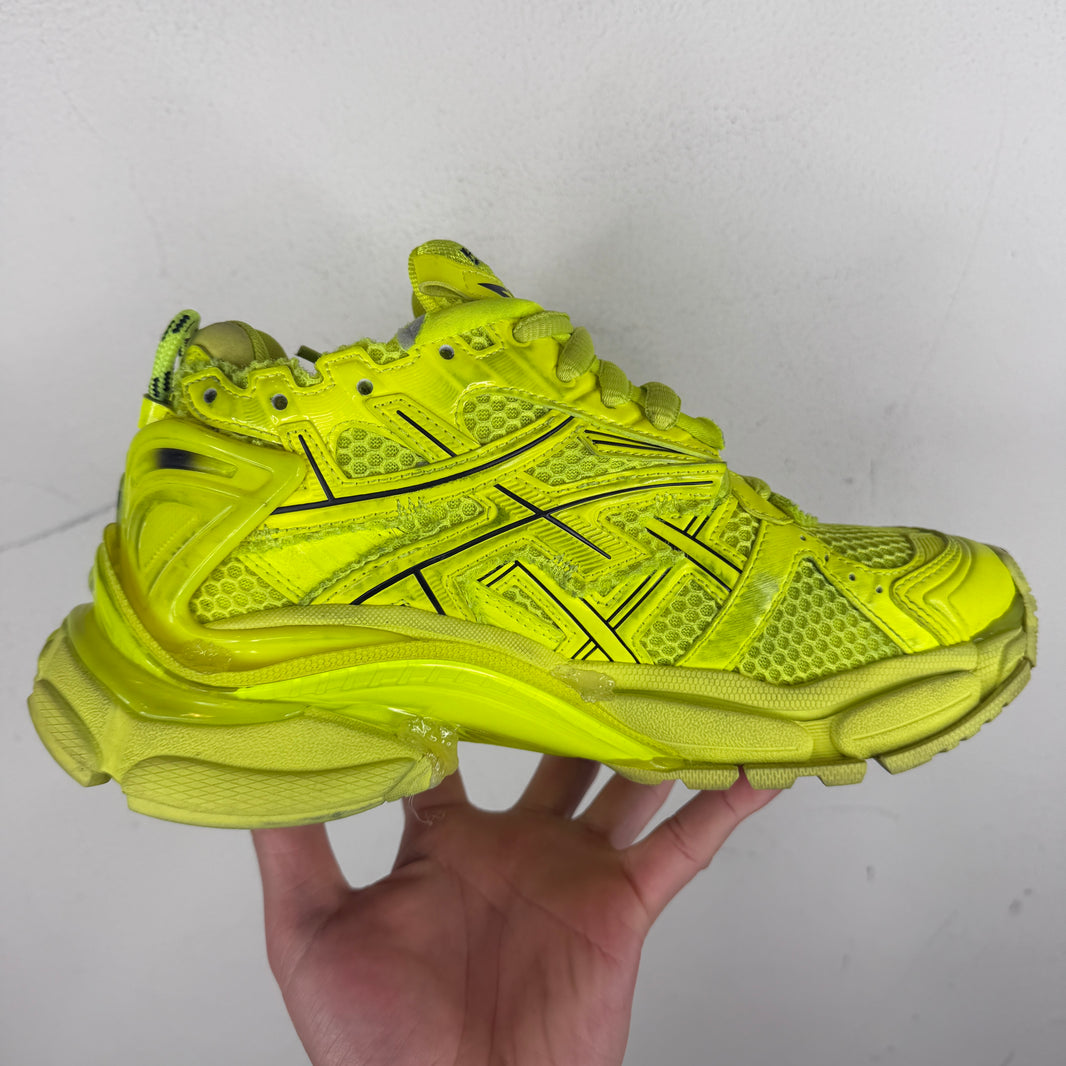 Balenciaga Neon Green Highlighter Runner Sneakers