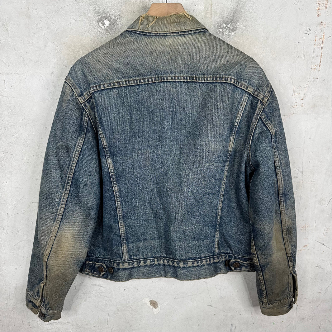 Vintage Levi's Wool Lined Distressed Denim Jacket