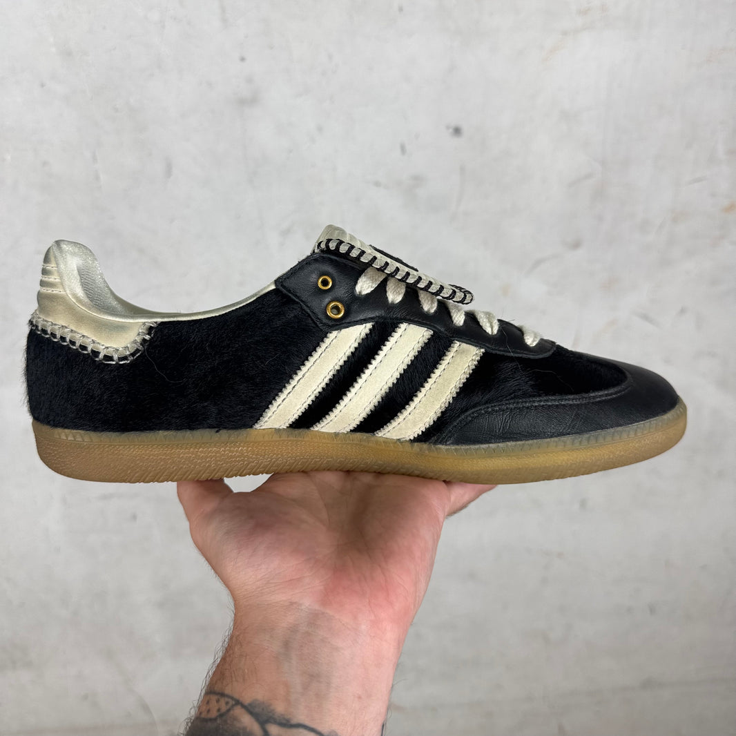 Adidas x Wales Bonner Black Ponyhair Sambas