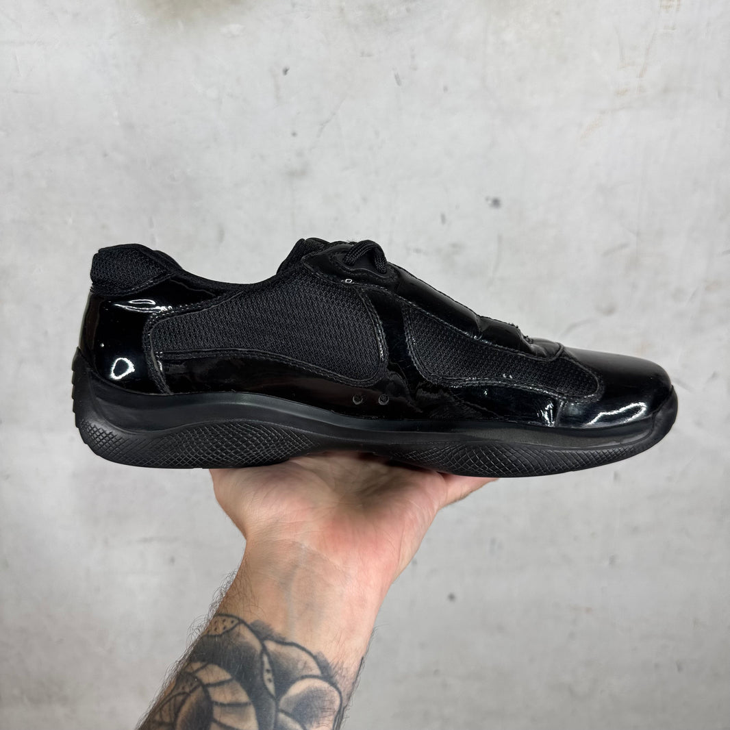 Prada Black Patent America Cups
