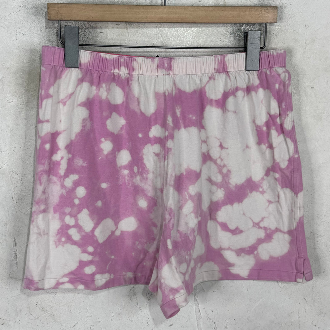 Balenciaga Pink Bleached Lounge Shorts