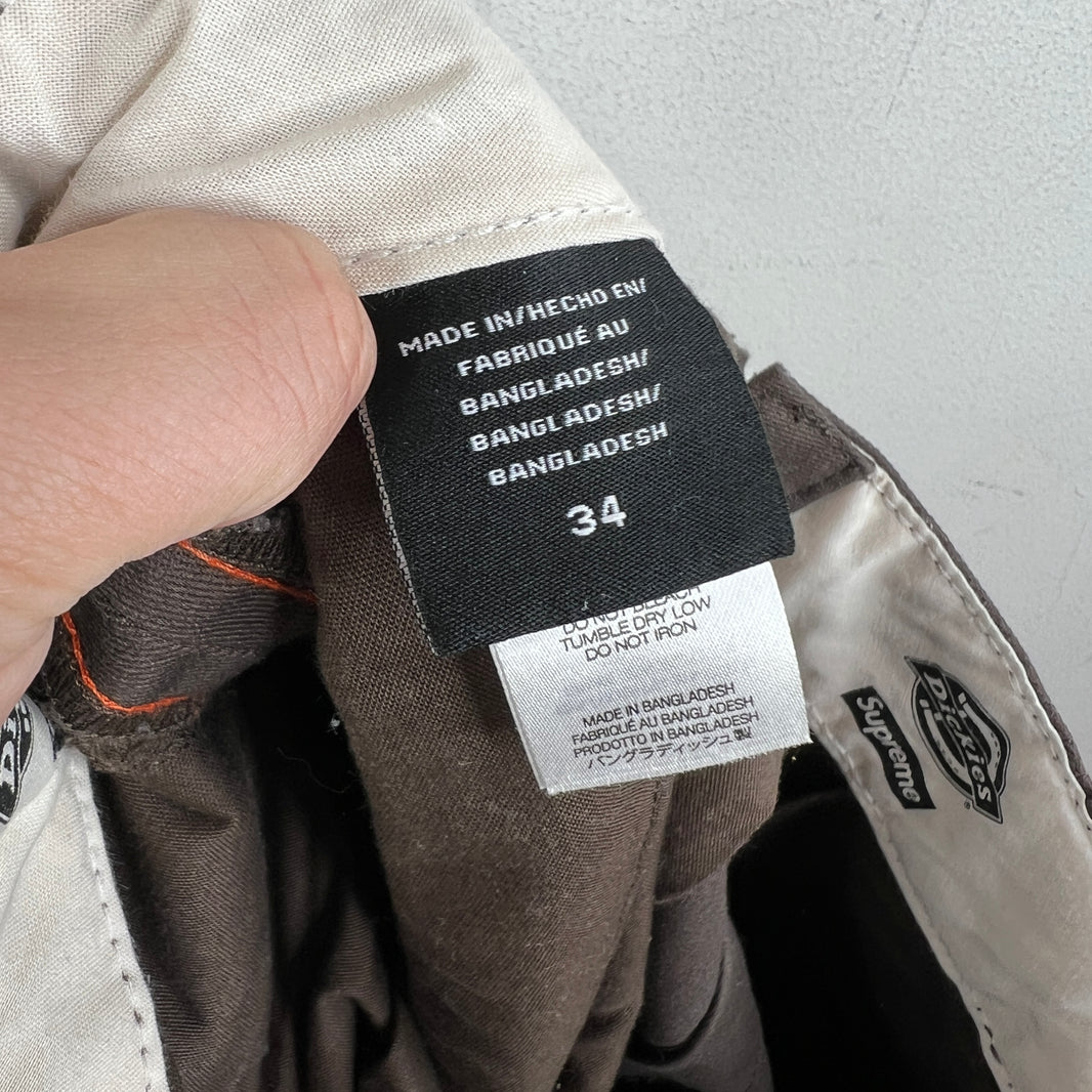 Supreme Dickies Orange Stripe Trousers