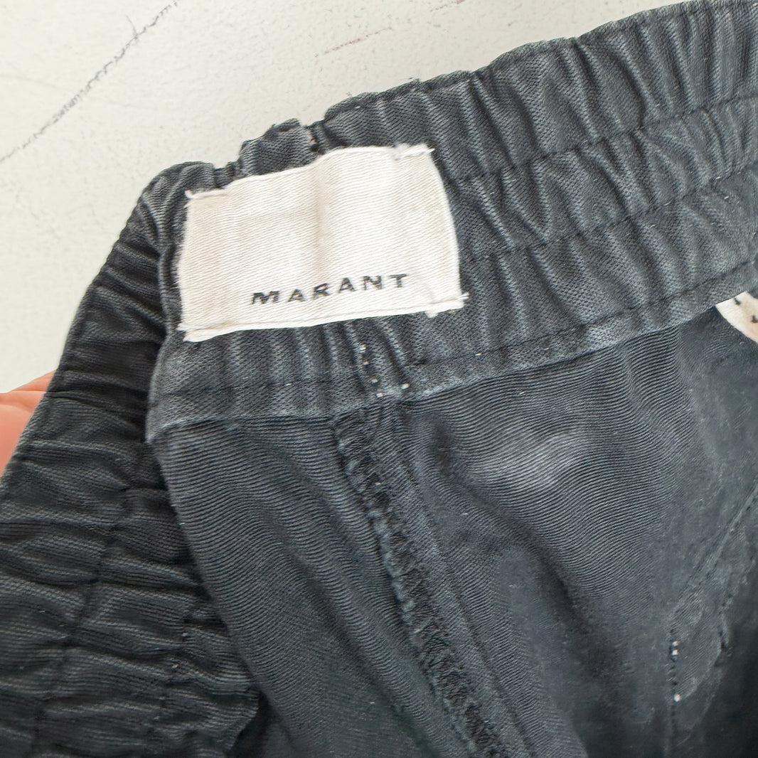 Isabel Marant Black Tilseno Cargo Pants