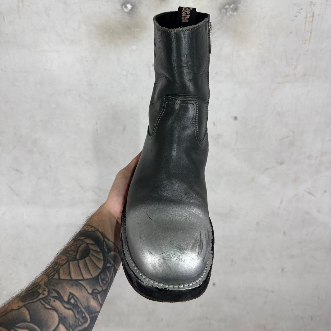 Acne Studios Silver Toe Boots