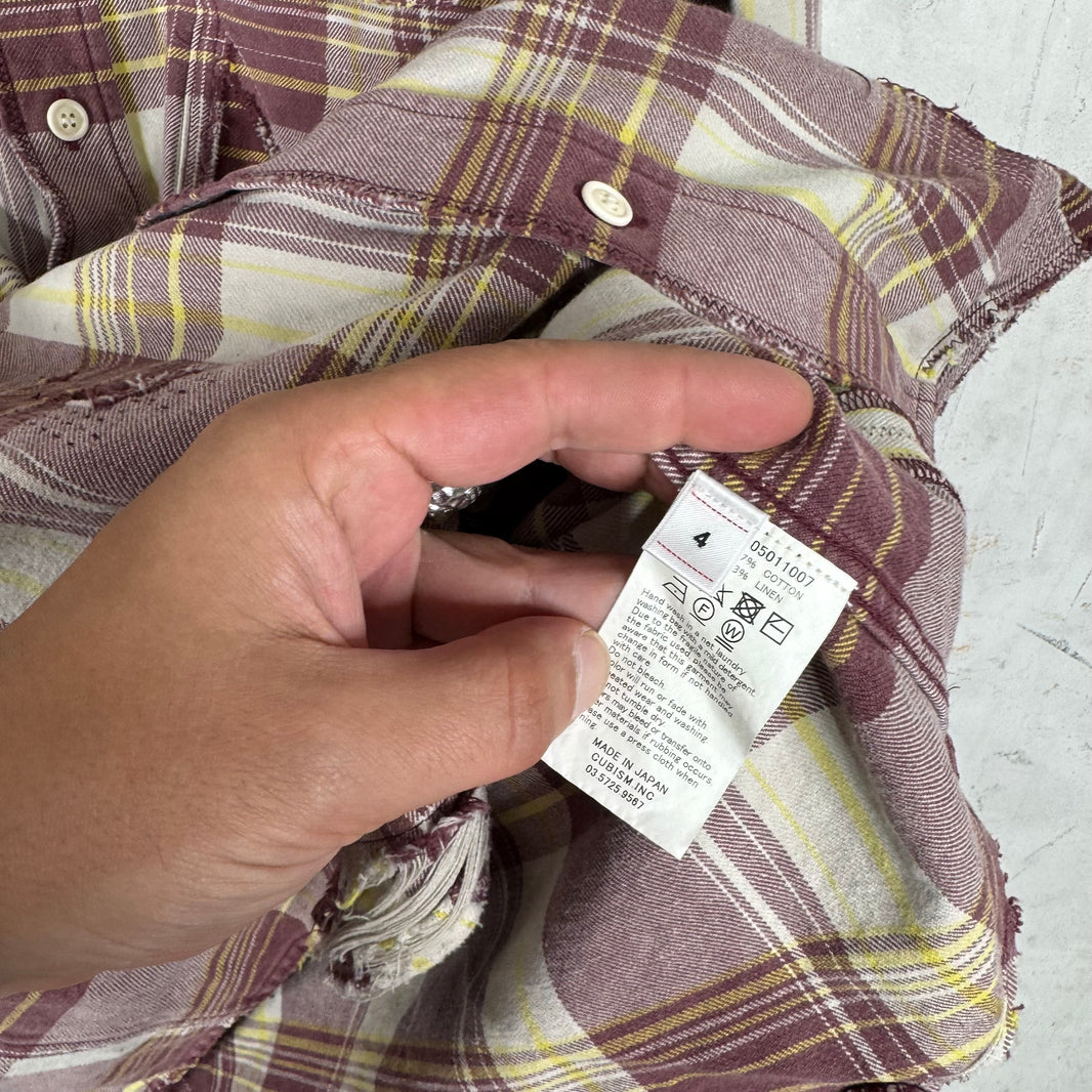 Visvim Distressed Lumber Crash Flannel