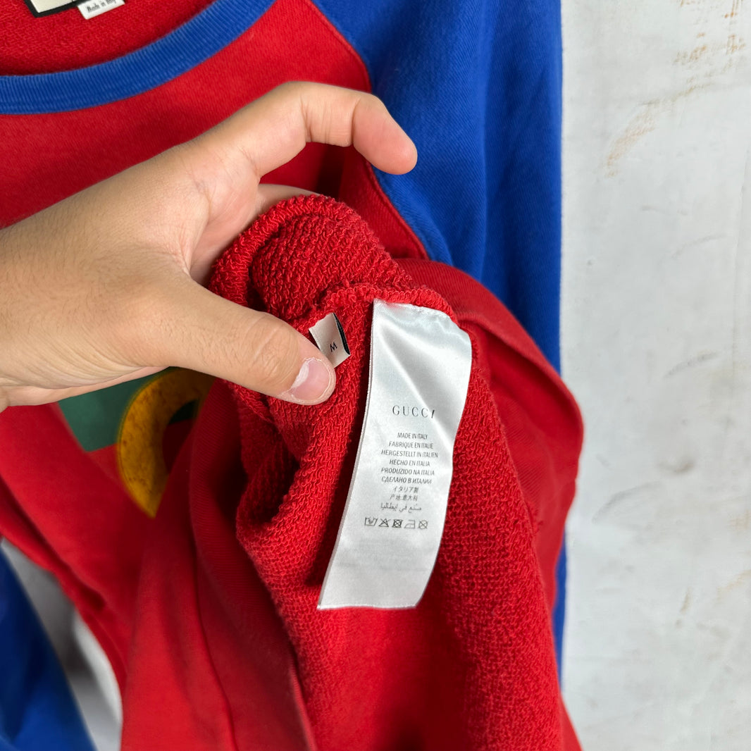 Gucci Raglan Logo Crewneck