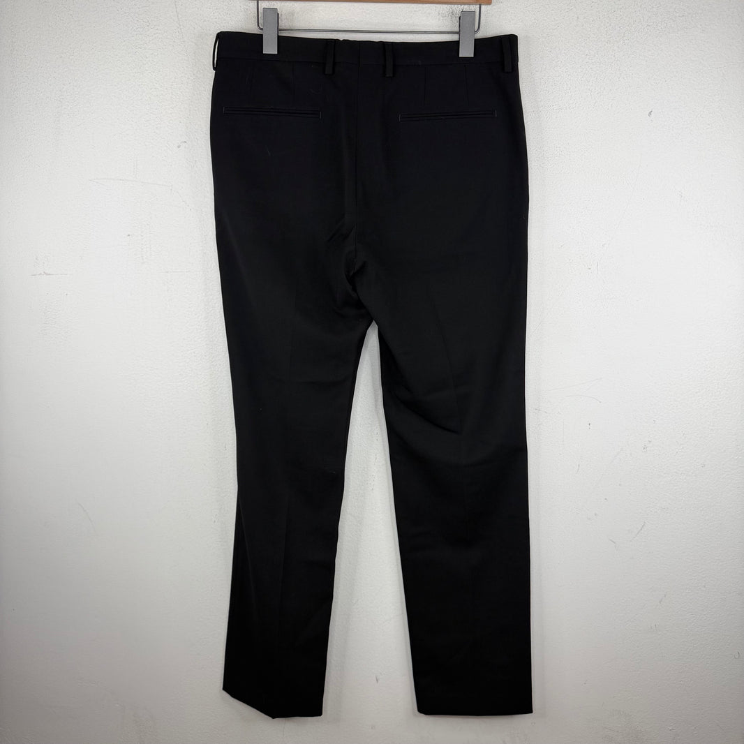Dries Van Noten Black Pleated Trousers