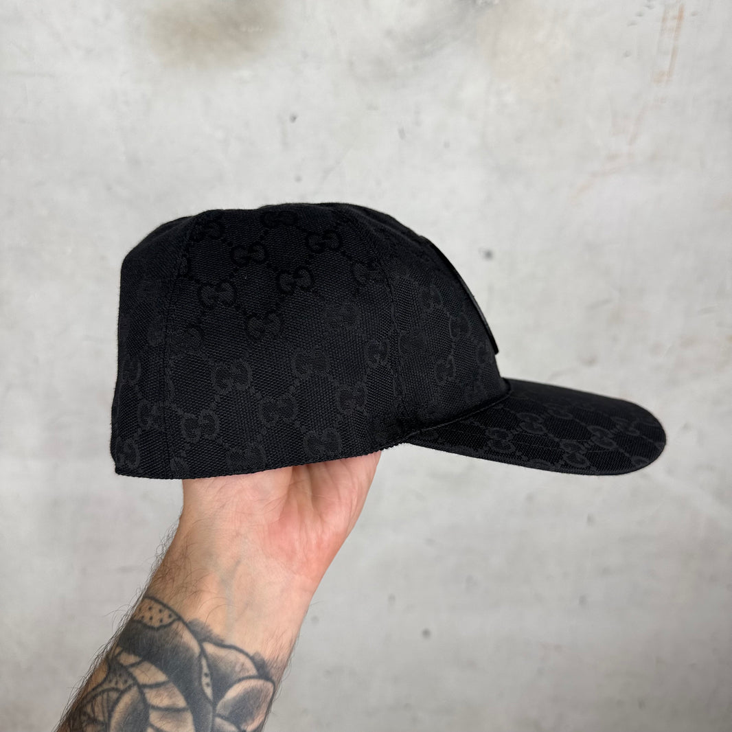 Gucci Monogram Patch Logo Hat New