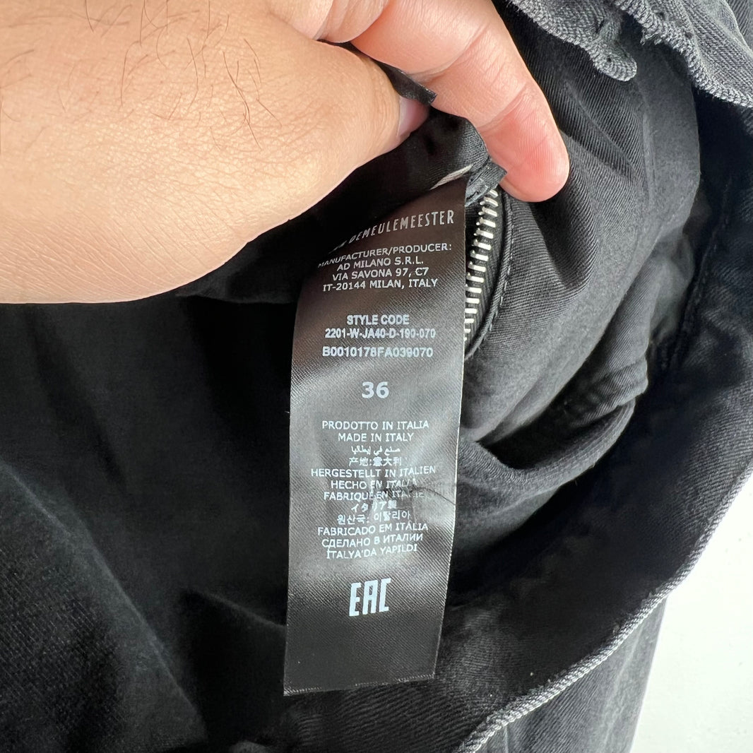 Ann Demeulemeester Black Trucker Jacket