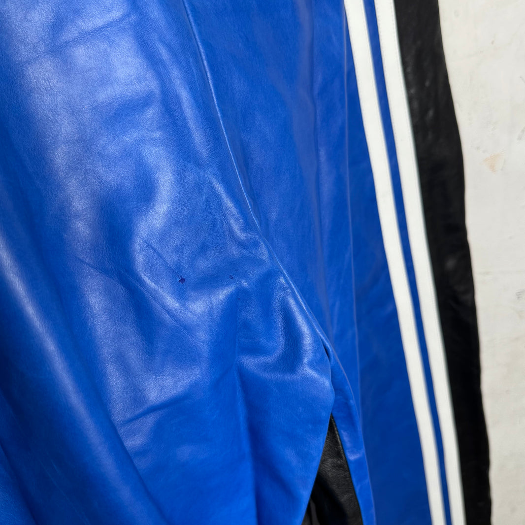 Vetements Leather Paneled Wide Pants