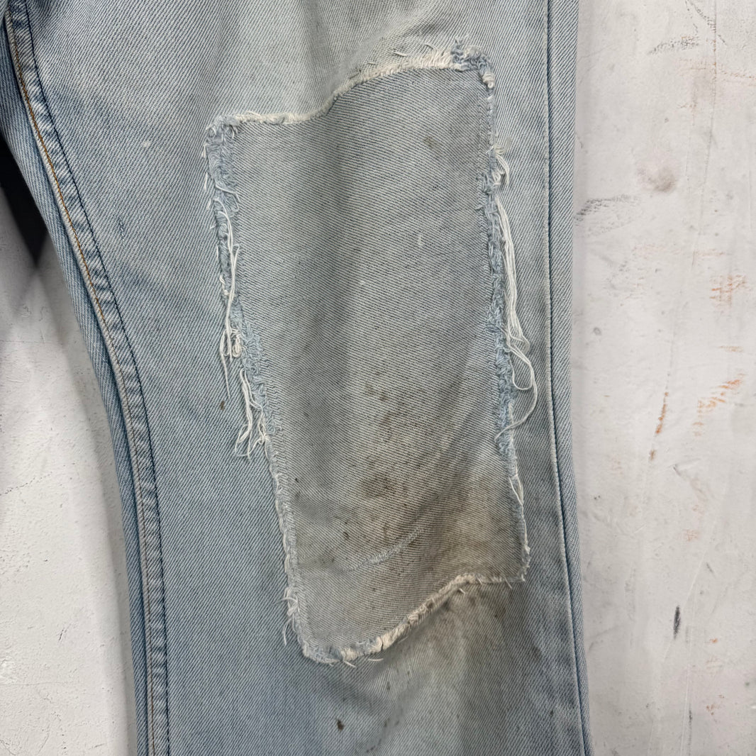 Vintage Levi’s Orange Tab Wide Distressed Jeans
