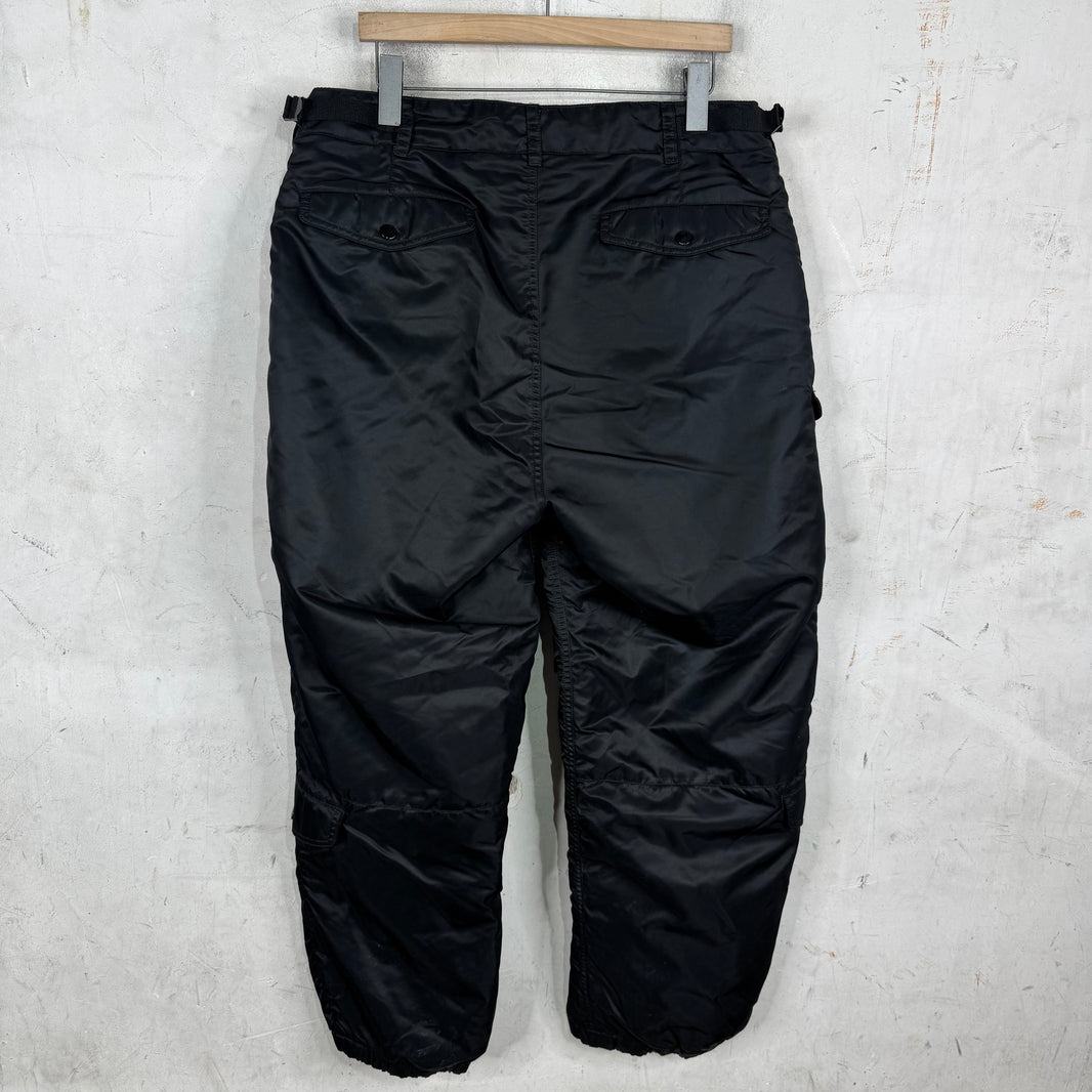 Supreme Black Zippered Flight Pants