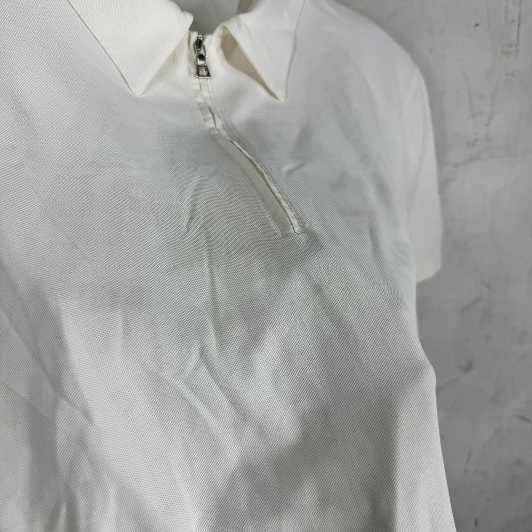 Prada Linea Rosa Zip Polo