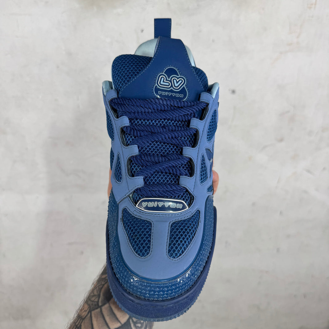 Louis Vuitton Blue Skate Trainers