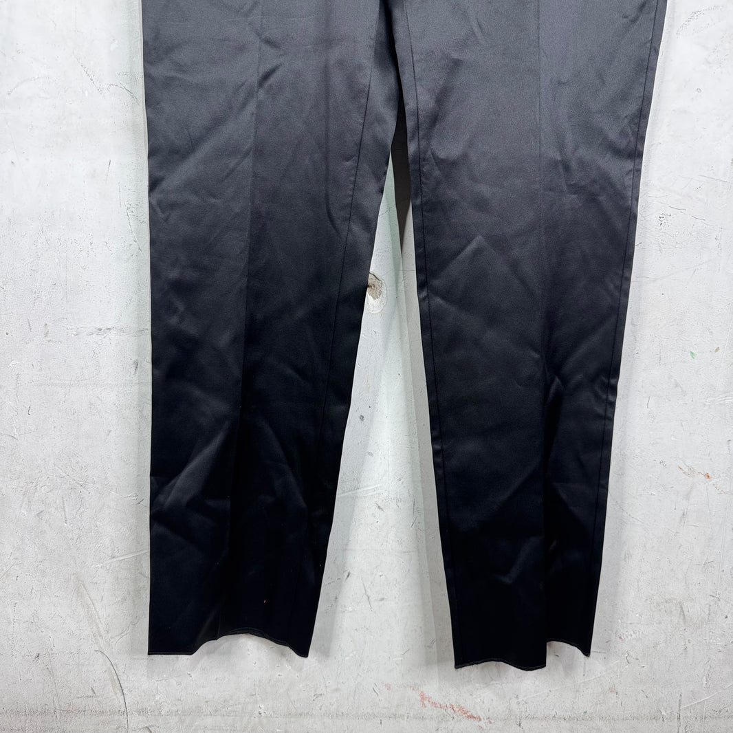 Gucci Black Satin Trousers