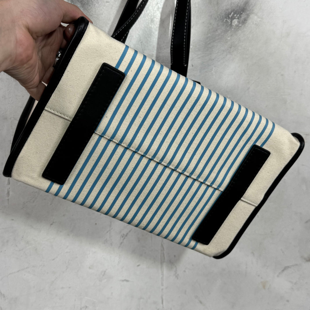 Proenza Striped Tote Bag