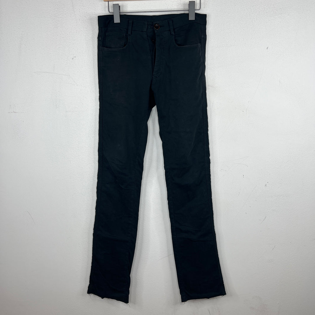 Rick Owens Dustulator Navy Skinny Trousers